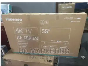 Brand New Hisense 55" Smart Tv With Vidaa Ios -55a6k