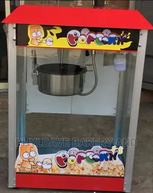 New Red Popcorn Machine