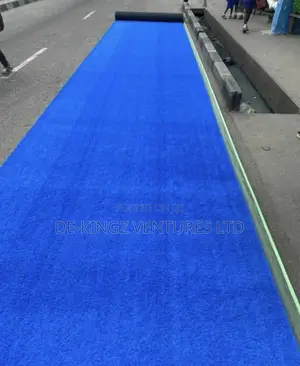 Blue Carpet Grass Rug 30mm