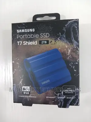2tb Samsung T7 Shield SSD External Storage Drive (1,050mb/S)