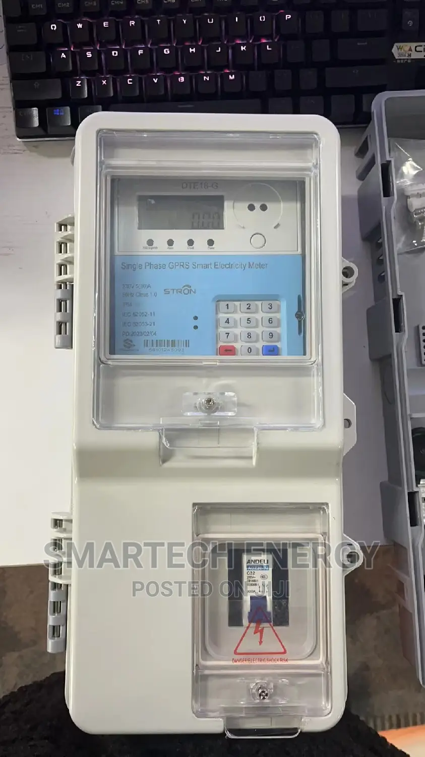 Single Phase Prepaid Check Meter GPRS Remote With Ciu/Ste18-G