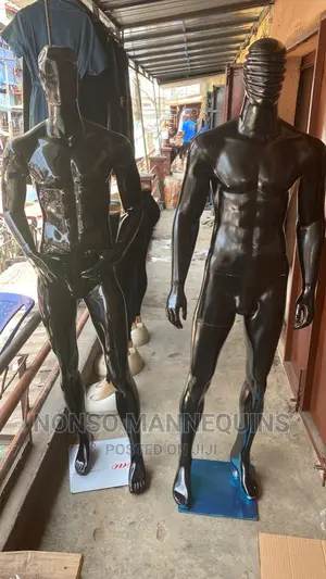Black Fibre Man Display Mannequin