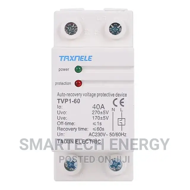 Auto-Recovery Voltage Protective Device (63A).