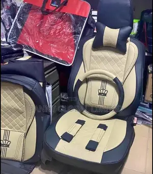 Original Foreign Leather Crown Seat Cover