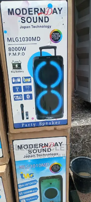 Modernday Sounds Party Box Pump 8000w With 1 Mic