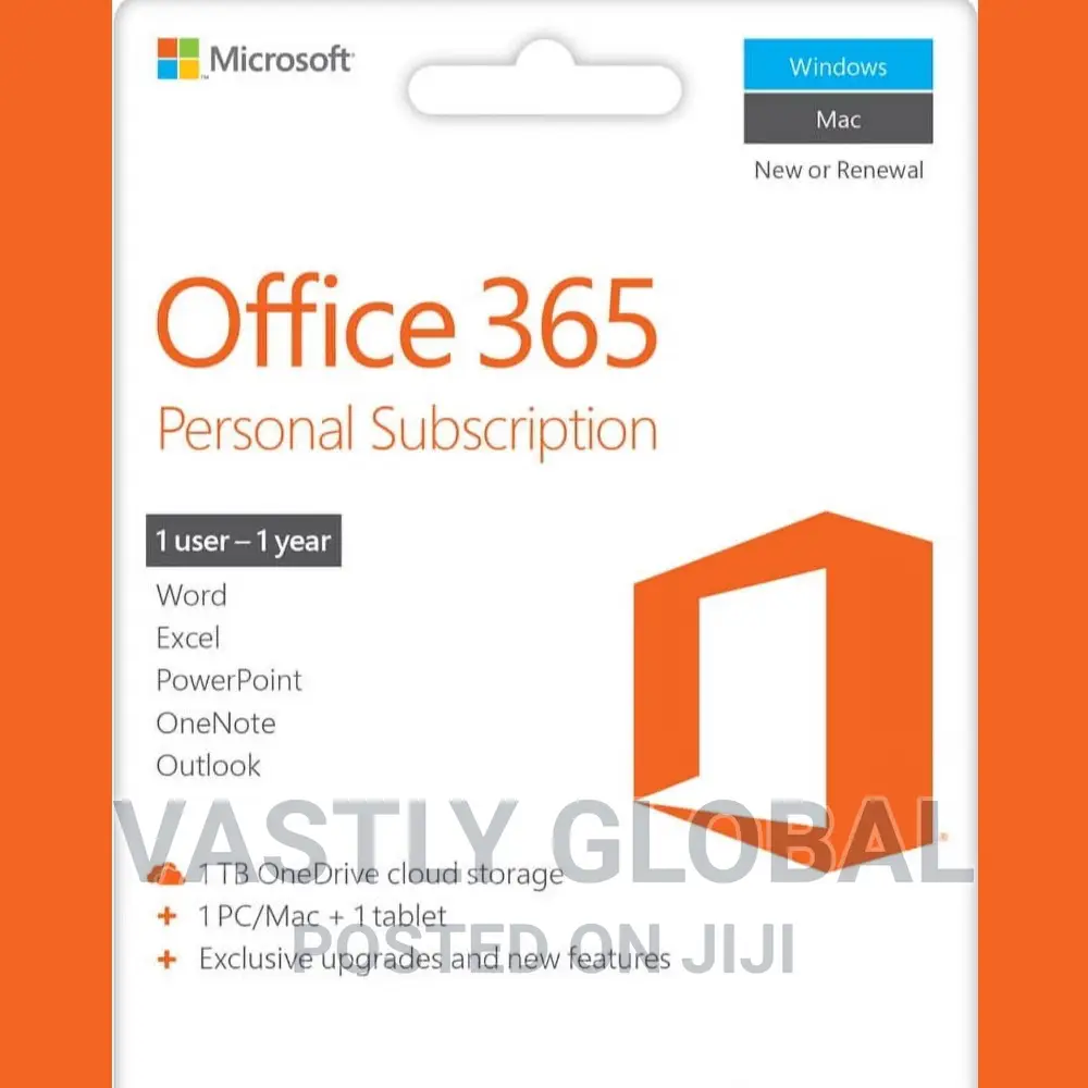 Office 365 Personal Subscription Renewal - 1 Year