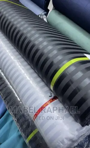 Italian Lana Strips Material for Men 4 Yards