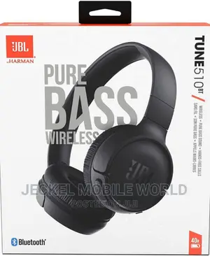 JBL Tune 510BT Wireless Headphones With Purebass Sound