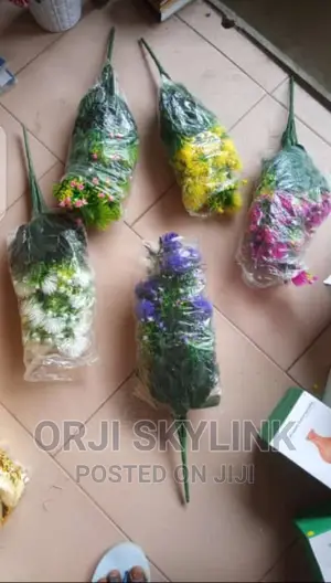 Bunches of Artificial Flowers