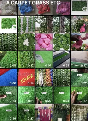 Premium Durable Carpet Grass Rug,Dropping Flowers Wall Mats