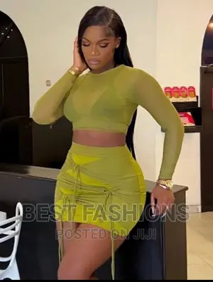 Cute Ladies Short Bodycon 2 Piece