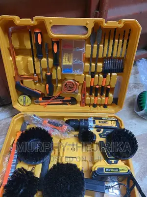 Dewalt Cordless Drill and Drill Brush