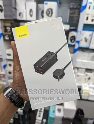 Baseus Gan3 Pro Desktop Powerstrip Ac+2u+2c 65w Eu Black