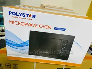 Polystar Microwave Built-in Cabinet Black Colour, 2years Wty