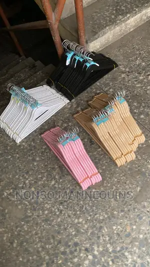 Various Colors of Clothes Hangers