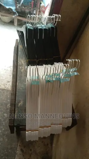 Black White Clothing Hangers