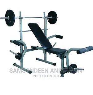 Heavy Duty Multi Function Weight Bench (Free Gym Ball)