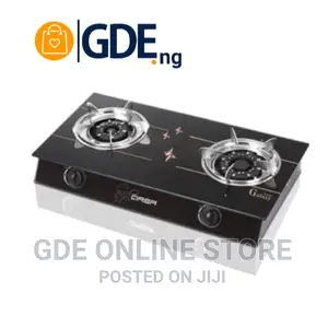 Qasa Table Gas Cooker With Tinted Glass Top