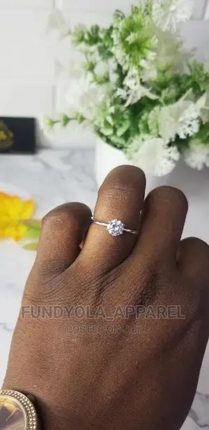 Adjustable 925 Sterling Silver Engagement Ring