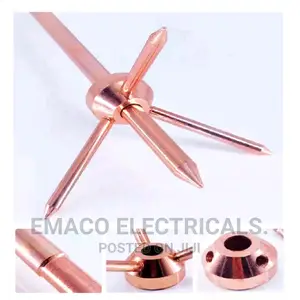 Copper Earth Rod Couplers Spikes Arrestor Surge Clamps