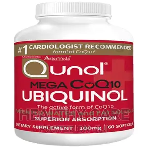 Qunol Ubiquinol 100mg 60 Capsules
