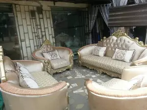 Gold Bucket Chiar Sofa Set