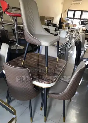 Quality Dining By 4 Marble Top Pin Leg