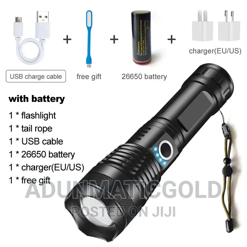 Ultra Bright Zoom Lantern Led Flashlight