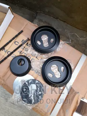 Black Coated Escutcheon Cover