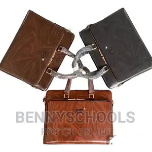 Diff Colo Mont Blanc Leather Office, Laptop and Business Bag