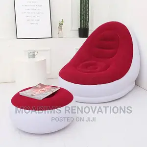 Inflatable Relaxing Chair / Foot Rest With Manuel