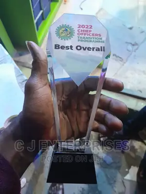 Glass Award Plaque G80