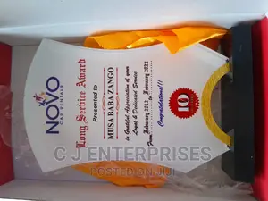 Acrylic Award Plaque H852