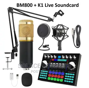 Live Soundcard + Bm800 Condenser Microphone