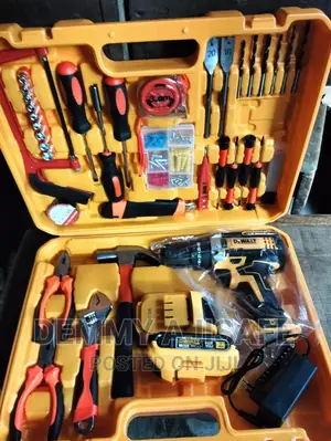 Dewalt Cordless Impact Drill With Tools 36v