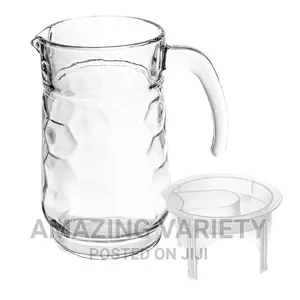Liquid Thick Big Glass Jug With Cover
