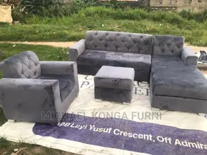 Botton L Shape Sofa With One Single