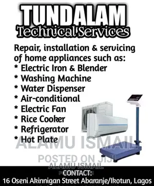 Repair Installation And Servicing Of Home Appliance