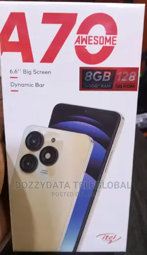 New Itel A70 128 GB