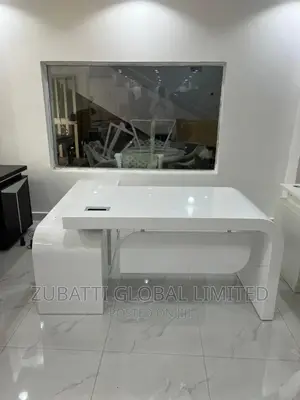 White Executive Office Desk