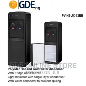 Polystar Water Dispenser Hot and Cold – Black