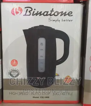 Binatone 2 Litres (CEJ-2005) Electric Jug - Black