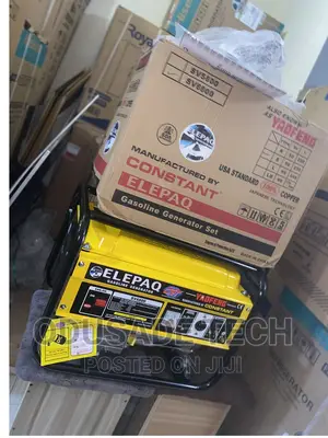 Brand New Elepaq 4.5KVA Constant Manual Starter Generator