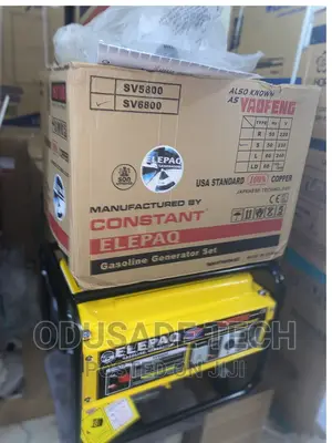 NEW 4.5KVA Elepaq Constant Manual Starter Generator-100%