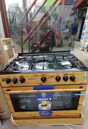 Brand New Maxi 90/60cm With Auto Ignition Oven (5 Burners)