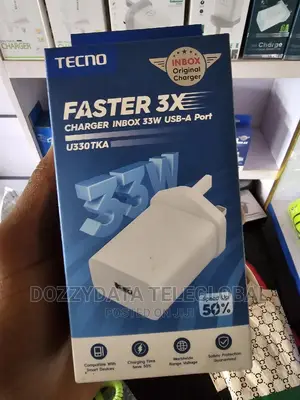 33W Charger for TECNO Camon Charger Original Adapter Charger