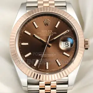 Rolex Datejust 41 Stainless Steel Rose Gold Chocolate