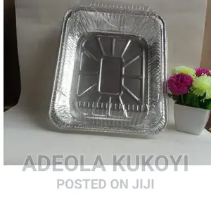10pcs of 4ltr of Foil Tray With Transparent Dome Lid