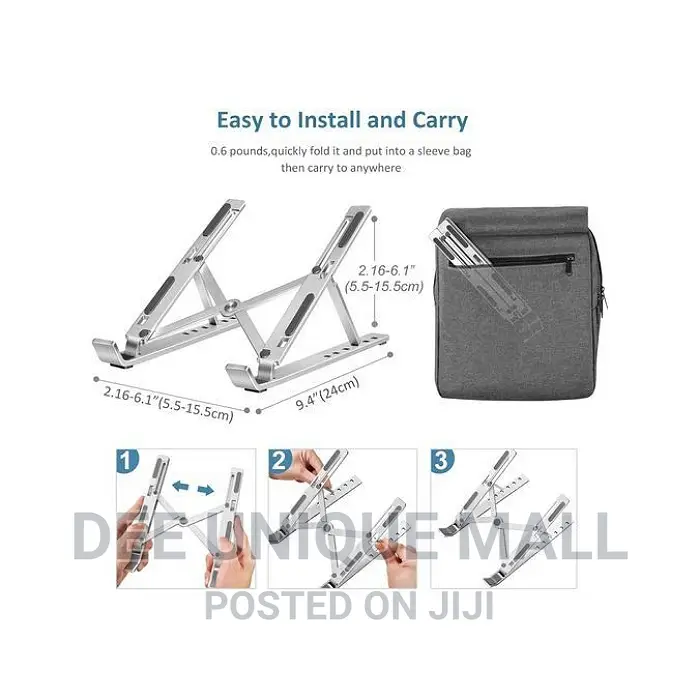 Laptop Tablet Stand Adjustable Computer Notebook Holder