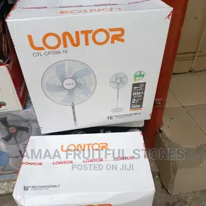 Lontor Rechargeable 16" Fan